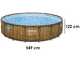 Bestway Power Steel Swim Vista 56977 - &Oslash;549x122 cm - Piscine ronde