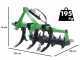 D&eacute;compacteur agricole Seven Italy Simply &agrave; 3 dents 120 cm rouleau hydraulique