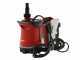 Pompe d'&eacute;vacuation pour eaux charg&eacute;es Einhell  GE-DP 18/25 li - 18V 2,5 Ah et chargeur de batterie