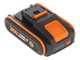 Taille-haie &agrave; batterie Worx Nitro WG286E - 2x 20V 2Ah - lamier 60 cm en acier