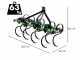Seven Italy Vibropac 140 - Vibroculteur - 9 dents - Largeur de travail 140 cm