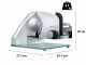 Graef Classic C20 Silver - Trancheuse avec lame de 170 mm