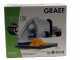 Graef Classic C99 Silver - Trancheuse 2 en 1 avec trancheuse &agrave; l&eacute;gumes - Lame de 170 mm