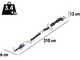 BullMach ARTEMIS 45 Pro - S&eacute;cateur &eacute;lectrique de taille sur perche - 150/210 cm