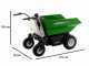 GREENBAY eDumper 500-H -Brouette &eacute;lectrique &agrave; batterie - 48V 32Ah - Basculement hydraulique