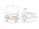 Linea VZ Sorrento - Four &agrave; bois encastrable avec plan de cuisson 72x105 cm - Capacit&eacute; de cuisson 5 pizzas