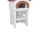 Linea VZ Ponza - Four &agrave; bois d'ext&eacute;rieur avec base - Chambre de cuisson de 55x59 cm