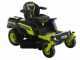 Ryobi ZTRX107 - Tracteur tondeuse sur batterie rayon de braquage z&eacute;ro -  72V/20Ah - coupe de 107cm - 2en1