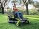 Ryobi ZTRX107 - Tracteur tondeuse sur batterie rayon de braquage z&eacute;ro -  72V/20Ah - coupe de 107cm - 2en1