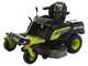Ryobi ZTRX137 - Tondeuse autoport&eacute;e &agrave; batterie et rayon de braquage z&eacute;ro - 72V/30Ah - coupe de 137cm - 2en1