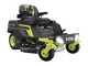Ryobi ZTRX76 - Tondeuse autoport&eacute;e &agrave; batterie et rayon de braquage z&eacute;ro - 72V/20Ah - coupe de 76cm - 2en1