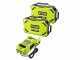 Ryobi ZTRX76 - Tondeuse autoport&eacute;e &agrave; batterie et rayon de braquage z&eacute;ro - 72V/20 Ah - Coupe de 76 cm - 2en1