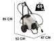 Idromatic Mec 170.13 - Nettoyeur haute pression &agrave; froid - triphas&eacute; - 170 bar - 780 l/h