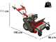 Ginko TT790 - Tondeuse d&eacute;broussailleuse professionelle &agrave; couteaux - Moteur Honda GX270
