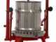 Baesso F25 Inox -Pressoir &agrave; vis pour fruits et l&eacute;gumes 20 L &ndash; Cage en acier inoxydable