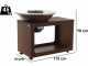 RoyalFood COR-4250 - Barbecue &agrave; bois en corten