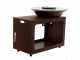 RoyalFood COR-4250 - Barbecue &agrave; bois en corten