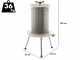 Premium Line Garda - Pressoir hydraulique &agrave; fruits - Cuve INOX - 80 L