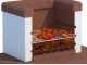 Linea VZ Toscana - Barbecue &agrave; bois et charbon en ma&ccedil;onnerie