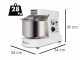 Resto Italia Pina Line MO 10 VV - P&eacute;trin &agrave; spirale &agrave; vitesse variable - 6 KG