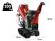 Blue Bird 310-SHL 1200 - Broyeur de branches autotract&eacute; &agrave; chenilles sur brouette - Moteur Loncin G420F