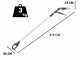 Campagnola Alice STAR 58 PLUS - Perche en Aluminium 150-220 cm -  Peigne vibreur &eacute;lectrique