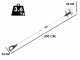 Campagnola Alice STAR 58 PLUS - Perche aluminium de 185-270 cm - Peigne vibreur &Eacute;lectrique