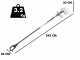 Campagnola Alice STAR 58 PLUS - Perche en carbone de 185-270 cm - Peigne vibreur &eacute;lectrique