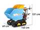EuroMech EM500H-Dumper - Brouette &agrave; chenilles - Benne Dumper - Charge 500 Kg