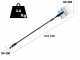 Campagnola alice STAR ECO - Perche en carbone de 150-220 cm - Peigne vibreur &eacute;lectrique