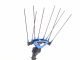 Campagnola Icarus V1 58  - Peigne vibreur &eacute;lectrique - 185-270 cm avec perche en carbone - Batterie &agrave; dos incluse