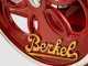 Berkel B2 Rouge -Trancheuse &agrave; volant avec pi&eacute;destal - Lame en acier chrom&eacute; de 265 mm