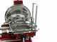 Berkel B114 - Trancheuse &agrave; volant avec pi&eacute;destal - Lame en acier au chrome de 320 mm - Rouge