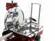 Berkel B114 - Trancheuse &agrave; volant avec pi&eacute;destal - Lame en acier au chrome de 320 mm - Rouge