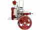 Berkel B114 - Trancheuse &agrave; volant avec pi&eacute;destal - Lame en acier au chrome de 320 mm - Rouge