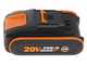 WORX WG384E - Tron&ccedil;onneuse &agrave; batterie 2 x 20V 2Ah - Lame 35 cm 