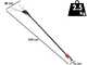 Blue Bird Egeo 23-50 - Peigne vibreur 235 cm &agrave; batterie de type automobile avec c&acirc;ble inclus - Perche fixe en aluminium