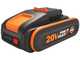 WORX twin pack WG927E - Tondeuse &agrave; gazon et coupe-bordures &agrave; batterie - 40V - 2x 2Ah