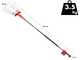 Blue Bird Olimpo 23-56 - Peigne vibreur &agrave; batterie - perche fixe - 21V 5Ah