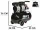 Fiac SUPERSILENT 24/1 - Compresseur &eacute;lectrique silencieux 24 lt oilless - Moteur 1 CV