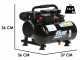 Fiac SUPERSILENT 6/1 - Compresseur d'air &eacute;lectrique compact portatif 1 CV - 6 L