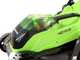 Greenworks G40LM35K2 - Tondeuse &agrave; gazon &eacute;lectrique &agrave; batterie - 40V 2Ah - Coupe 35 cm