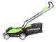 Greenworks G40LM35K2 - Tondeuse &agrave; gazon &eacute;lectrique &agrave; batterie - 40V 2Ah - Coupe 35 cm