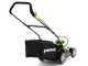 Greenworks G40LM35K2 - Tondeuse &agrave; gazon &eacute;lectrique &agrave; batterie - 40V 2Ah - Coupe 35 cm