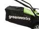 Greenworks G40LM35K2 - Tondeuse &agrave; gazon &eacute;lectrique &agrave; batterie - 40V 2Ah - Coupe 35 cm