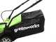 Greenworks G40LM35K2 - Tondeuse &agrave; gazon &eacute;lectrique &agrave; batterie - 40V 2Ah - Coupe 35 cm