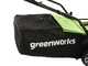 Greenworks G40LM35K2 - Tondeuse &agrave; gazon &eacute;lectrique &agrave; batterie - 40V 2Ah - Coupe 35 cm