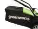 Greenworks G40LM35K2 - Tondeuse &agrave; gazon &eacute;lectrique &agrave; batterie - 40V 2Ah