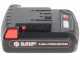 &Eacute;lagueuse manuelle &eacute;lectrique &agrave; batterie Blue Bird CS 22-06 TIMBER - Batterie 21V 2.5Ah