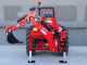 GeoTech-Pro BHS 175 - Pelle r&eacute;tro pour tracteur avec d&eacute;placement lat&eacute;ral